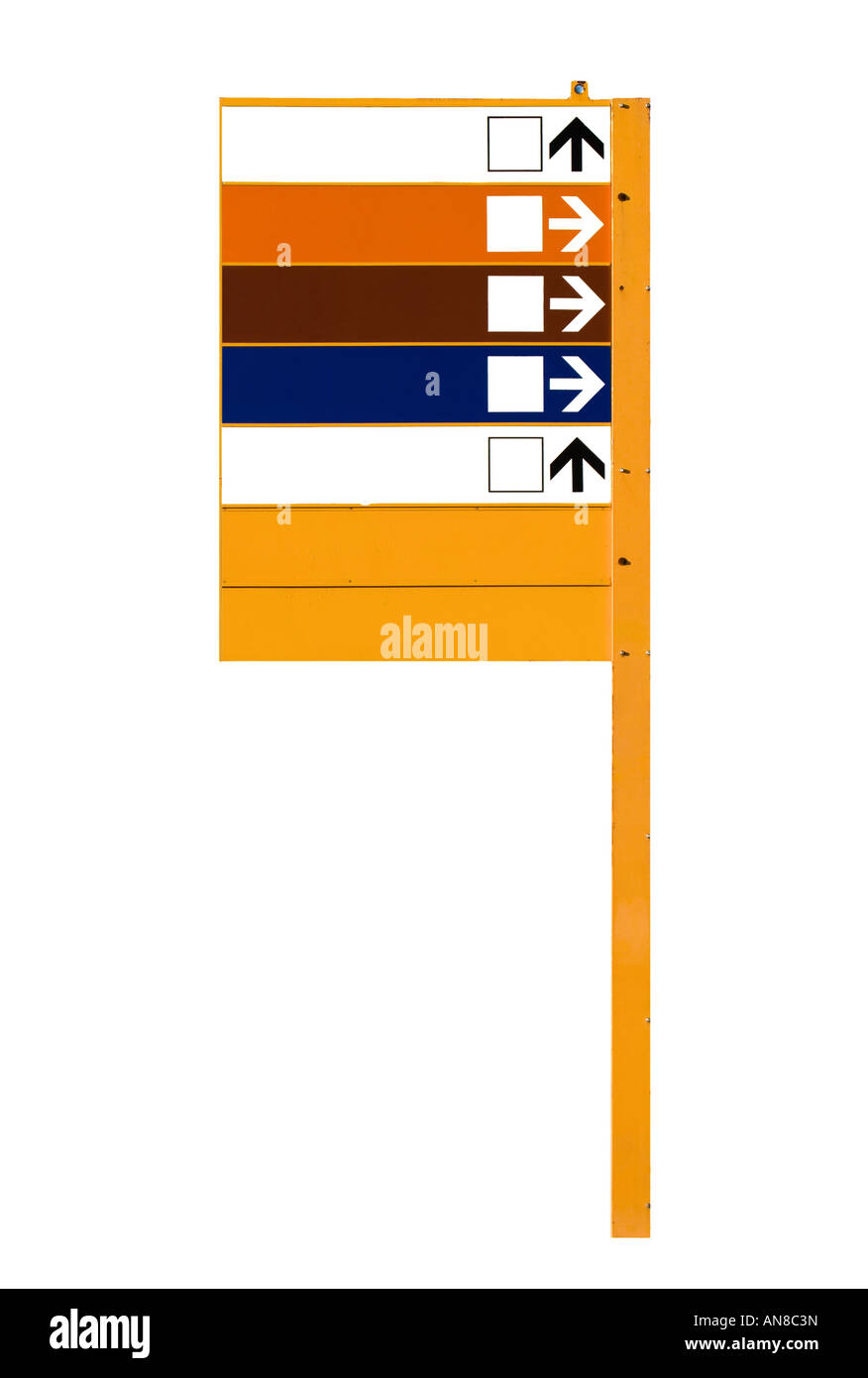 Hinweisschild Stockfoto