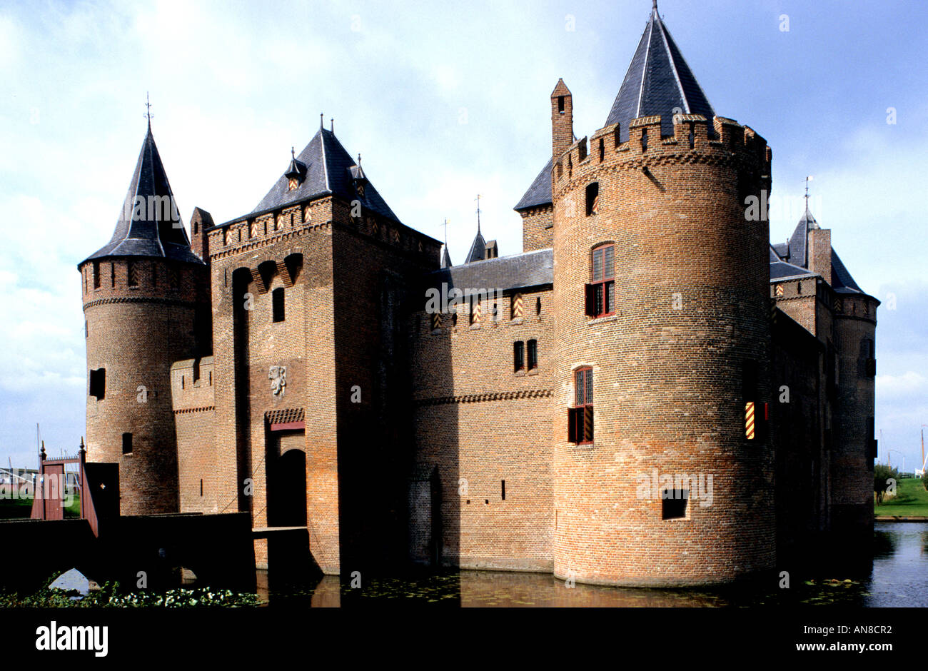 Niederlande Muiderslot Muiden IJsselmeer Burg Vecht Stockfoto