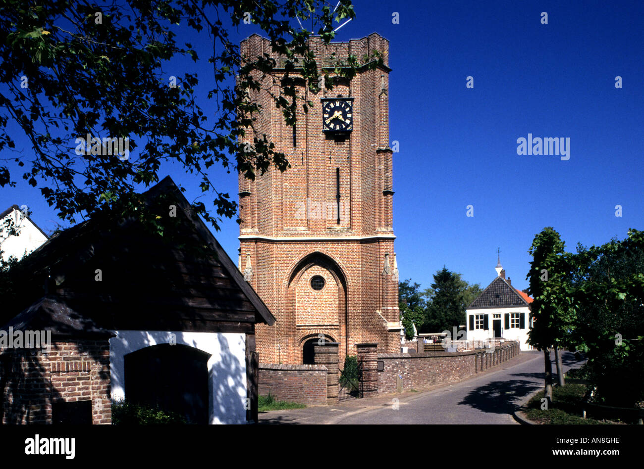 Hattum Gelderland Niederlande Holland historische Stockfoto