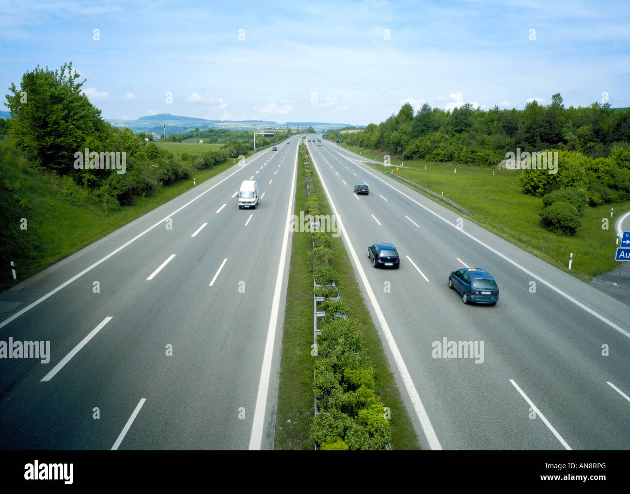 Autobahn Stockfoto