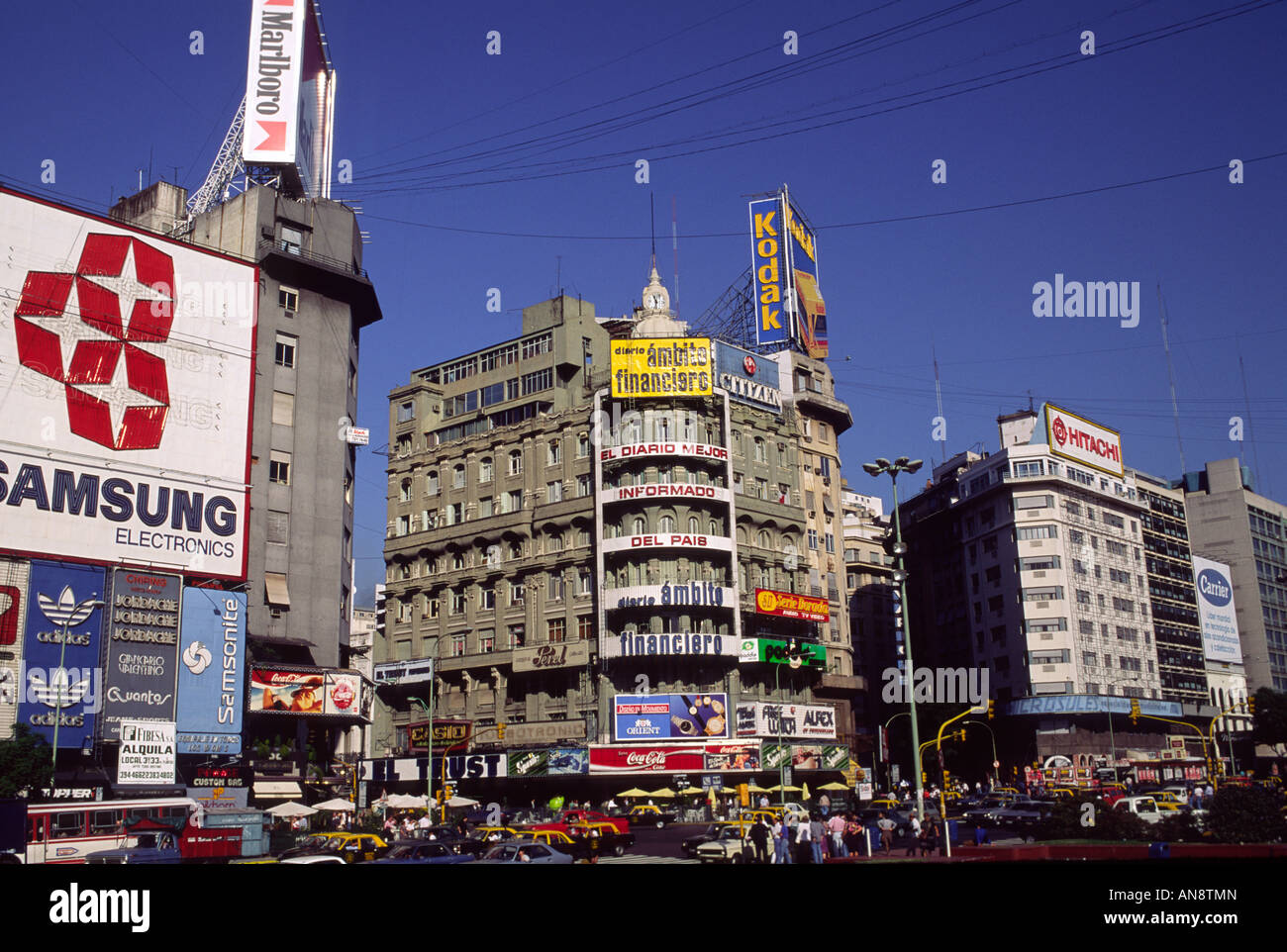 Straßenszene in Buenos Aires Argentinien Stockfoto