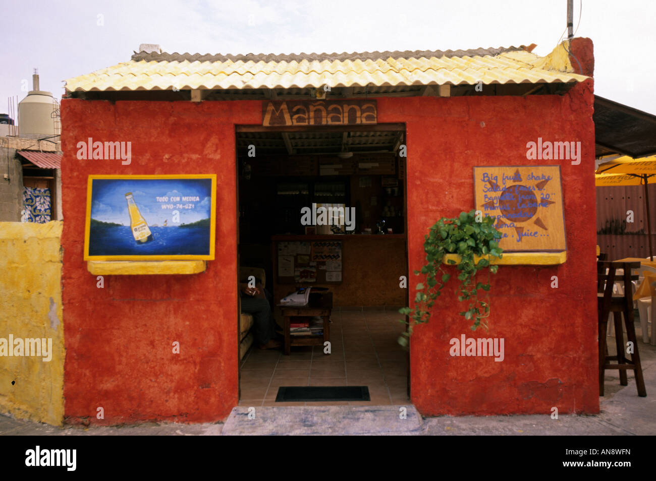 Cantina Isla Mujeres, cancun Mexico Stockfoto