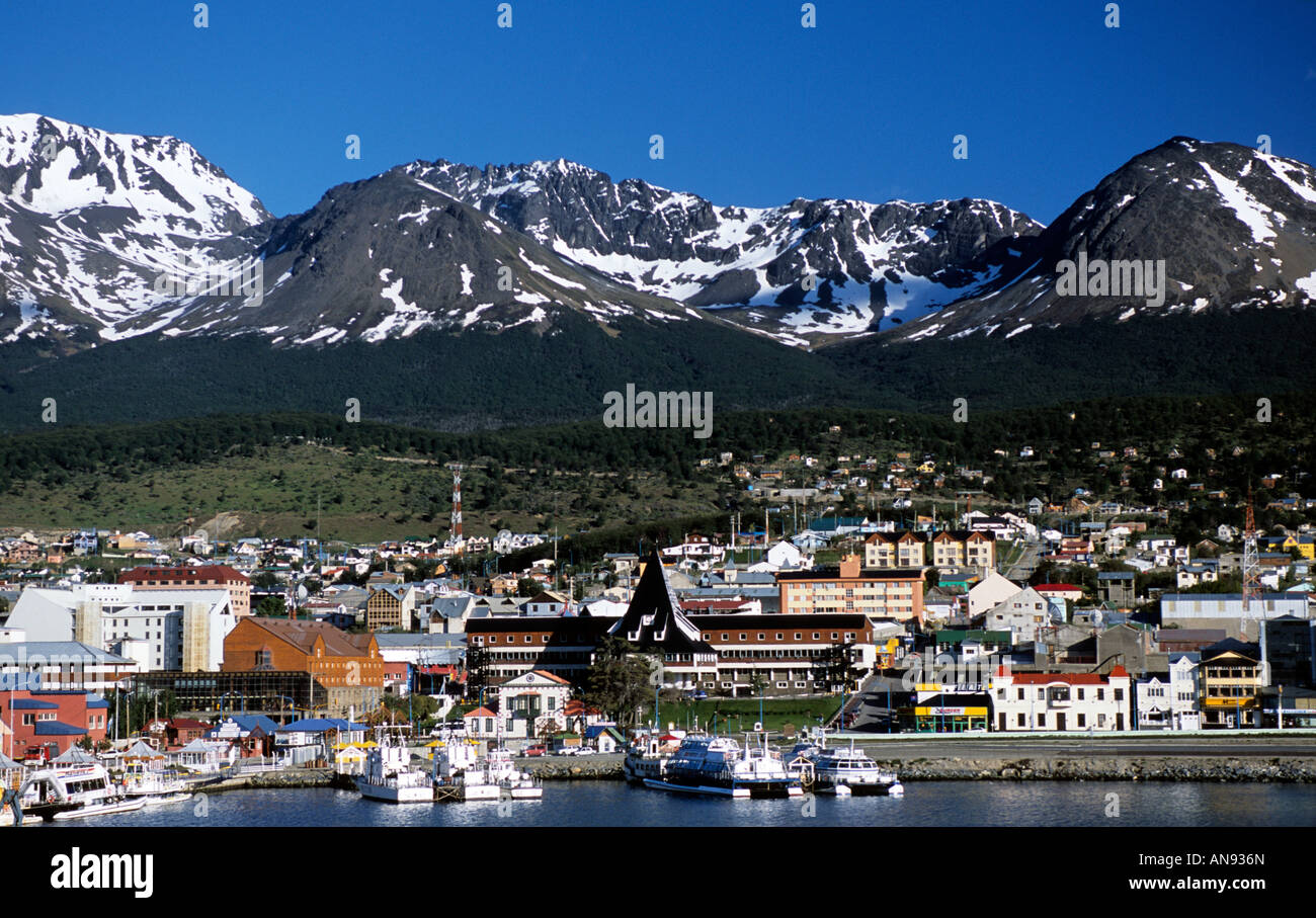 Ushuaia Tierra del Fuego Argentinien Stockfoto