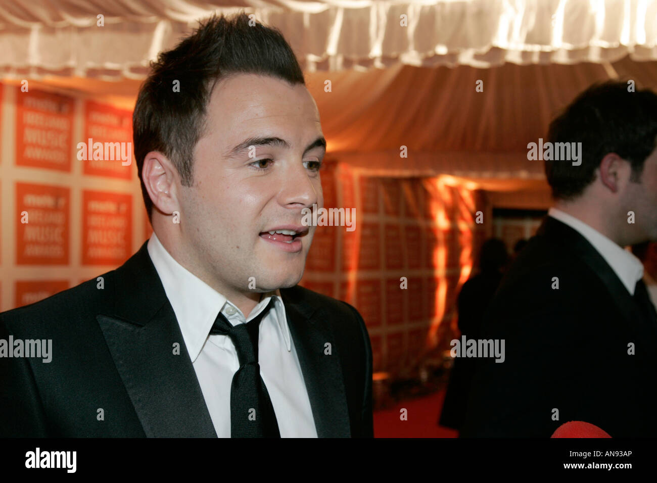 Shane Filan von Westlife bei den irischen Meteor Music awards Stockfoto