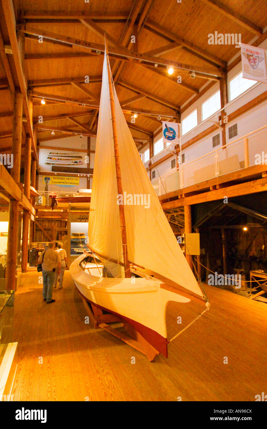 Museum Innenraum, Calvert Marine Museum, Solomons, Maryland, USA Stockfoto
