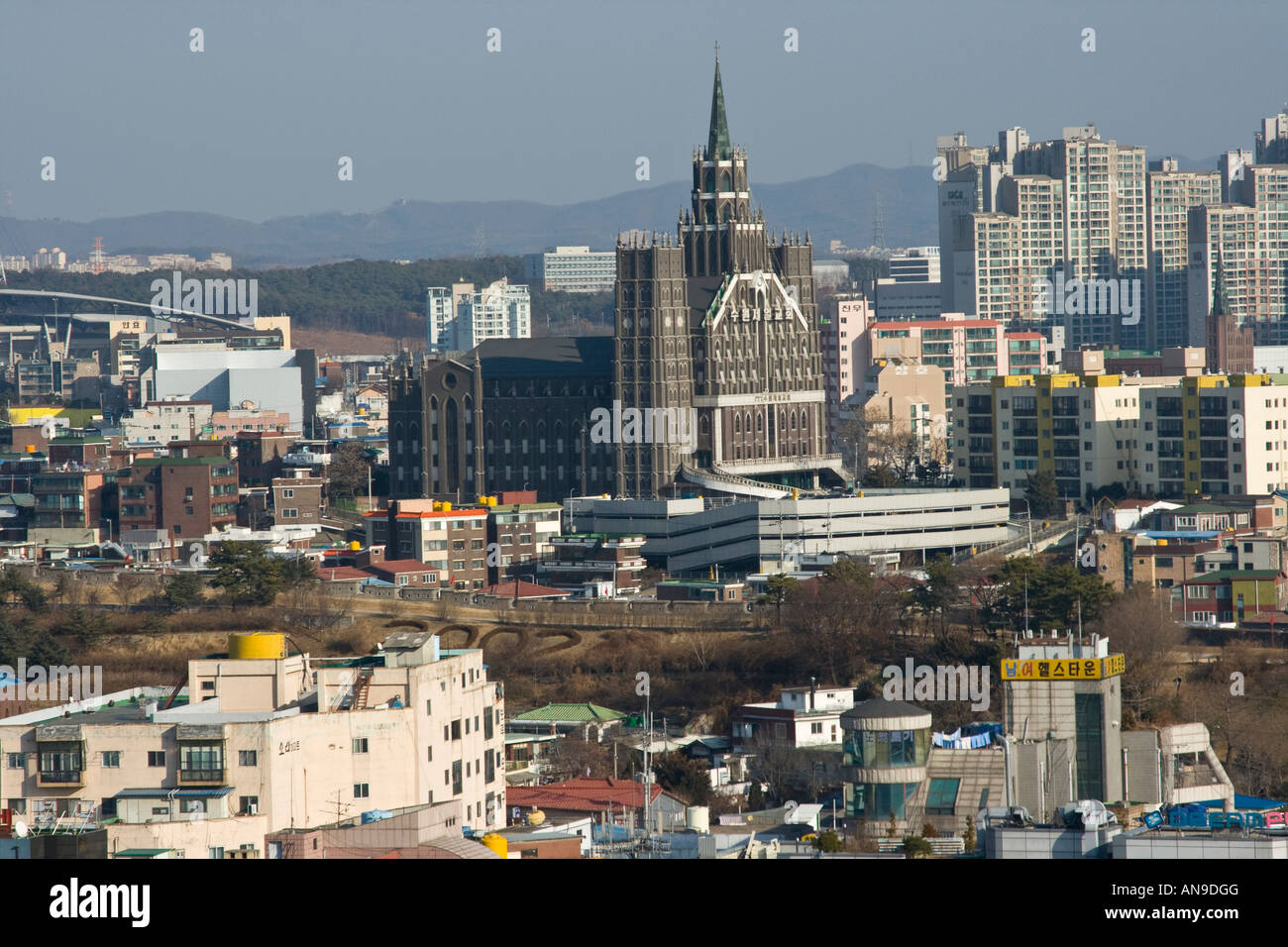 Jeongjadong Kathedrale Suwon in Südkorea Stockfoto