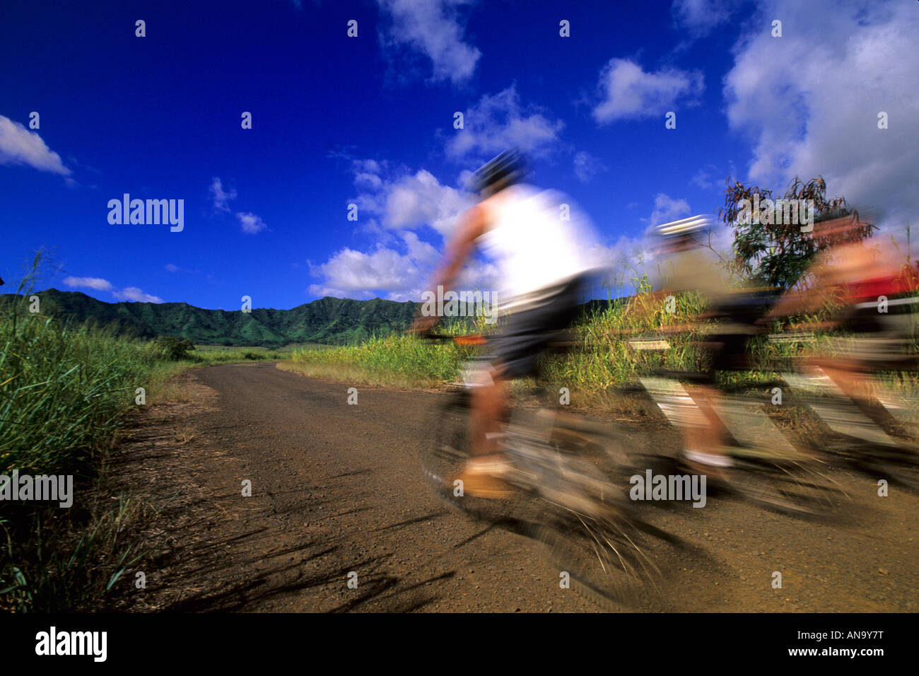 Big Island Hawaii Fahrrad fahren. Stockfoto
