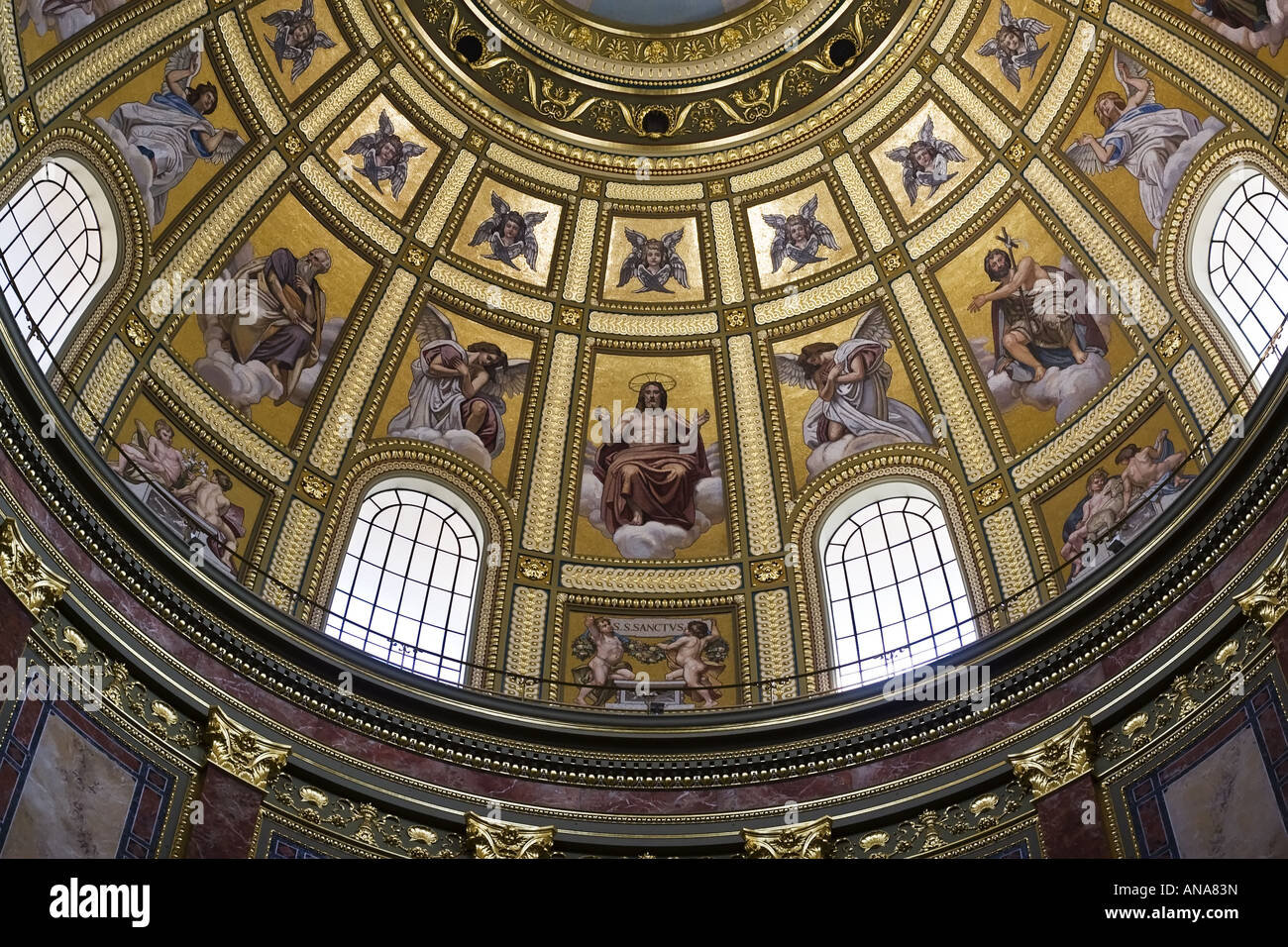 St.-Stephans Basilika in Budapest die Hauptstadt von Ungarn Stockfoto