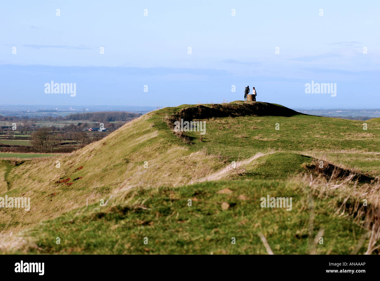 Burrough Hill, Leicestershire, England, UK Stockfoto