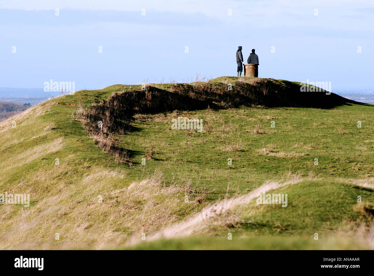 Burrough Hill, Leicestershire, England, UK Stockfoto