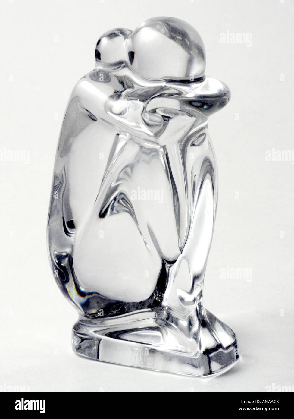 Baccara französischen Kristall Glas Figur Träumer nur zur redaktionellen Nutzung Stockfoto