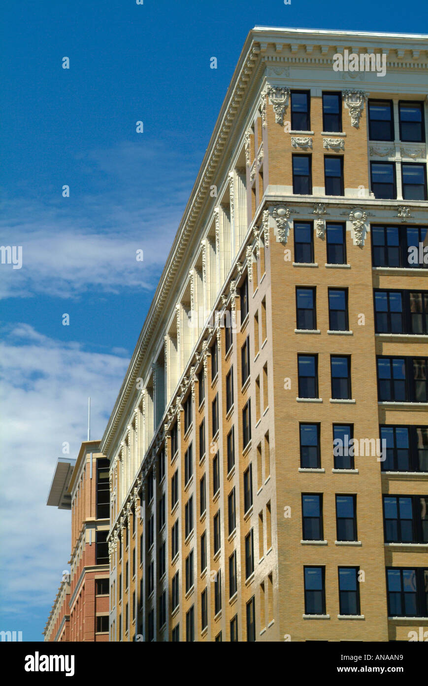 Nahaufnahme von attraktiven Stil-Altbau in St. Paul Minnesota USA Stockfoto