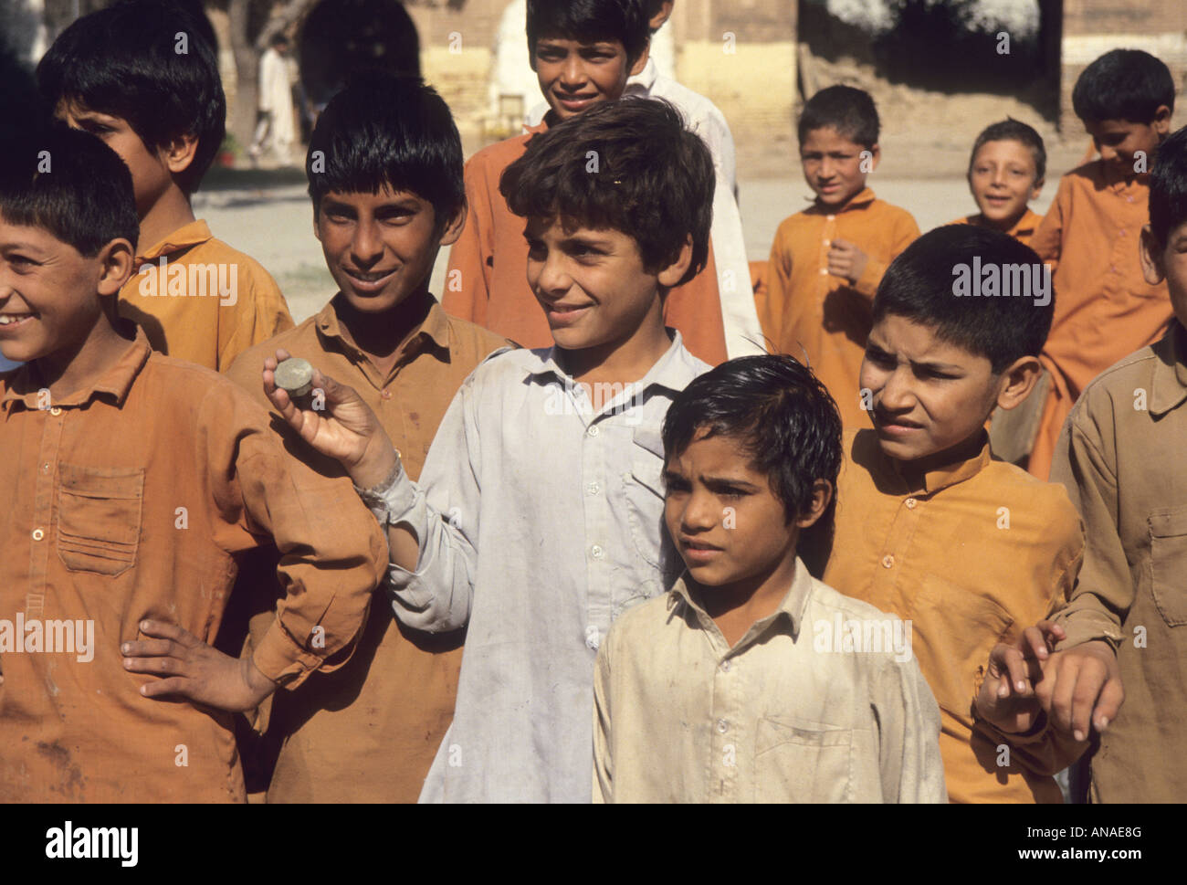 Pakistan NWFP Tribal Area Peshawar Schule Stockfoto