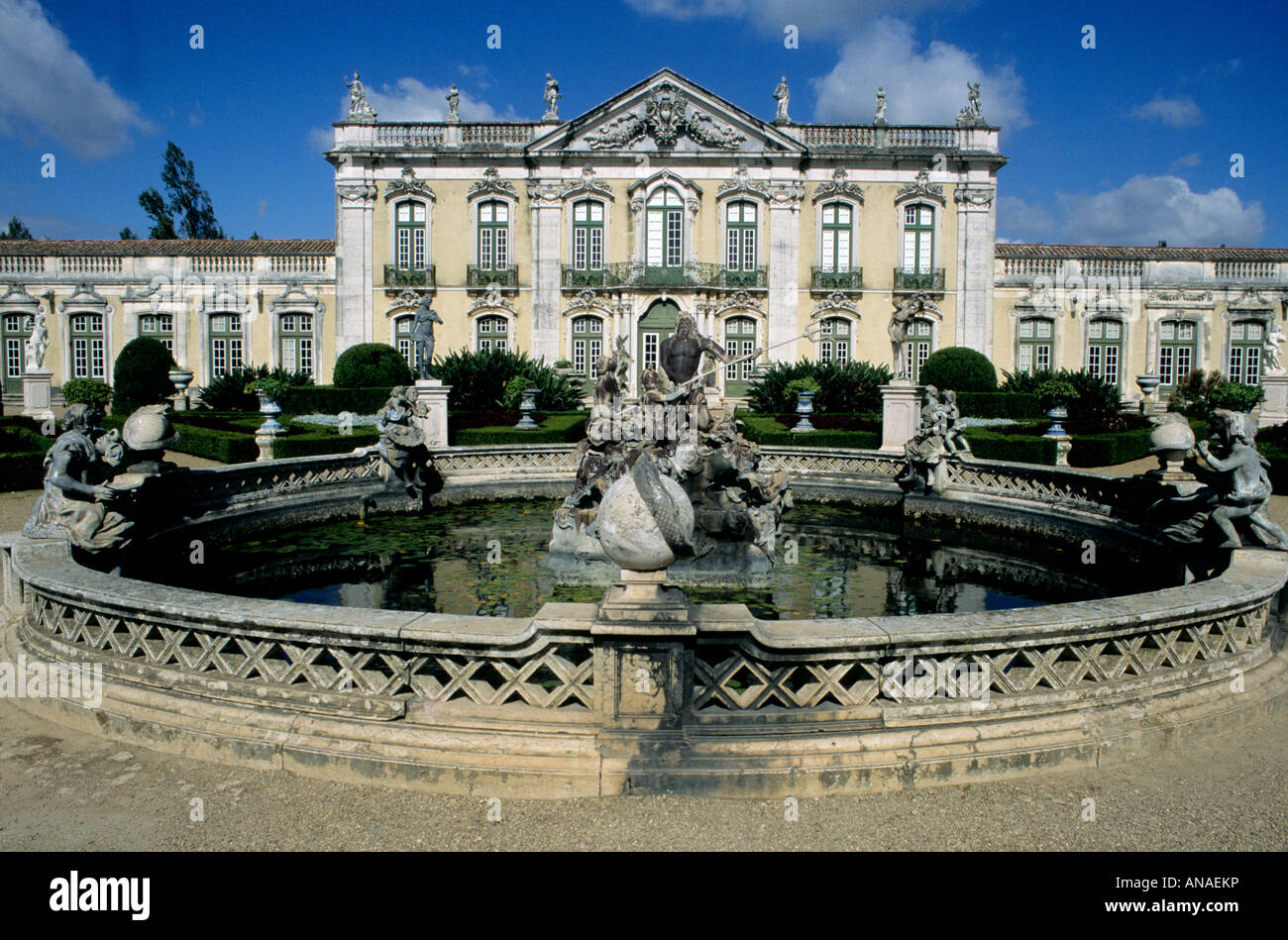 Das 18. Jahrhundert Palácio de Queluz, befindet sich 5km nordwestlich von Lissabon Stockfoto