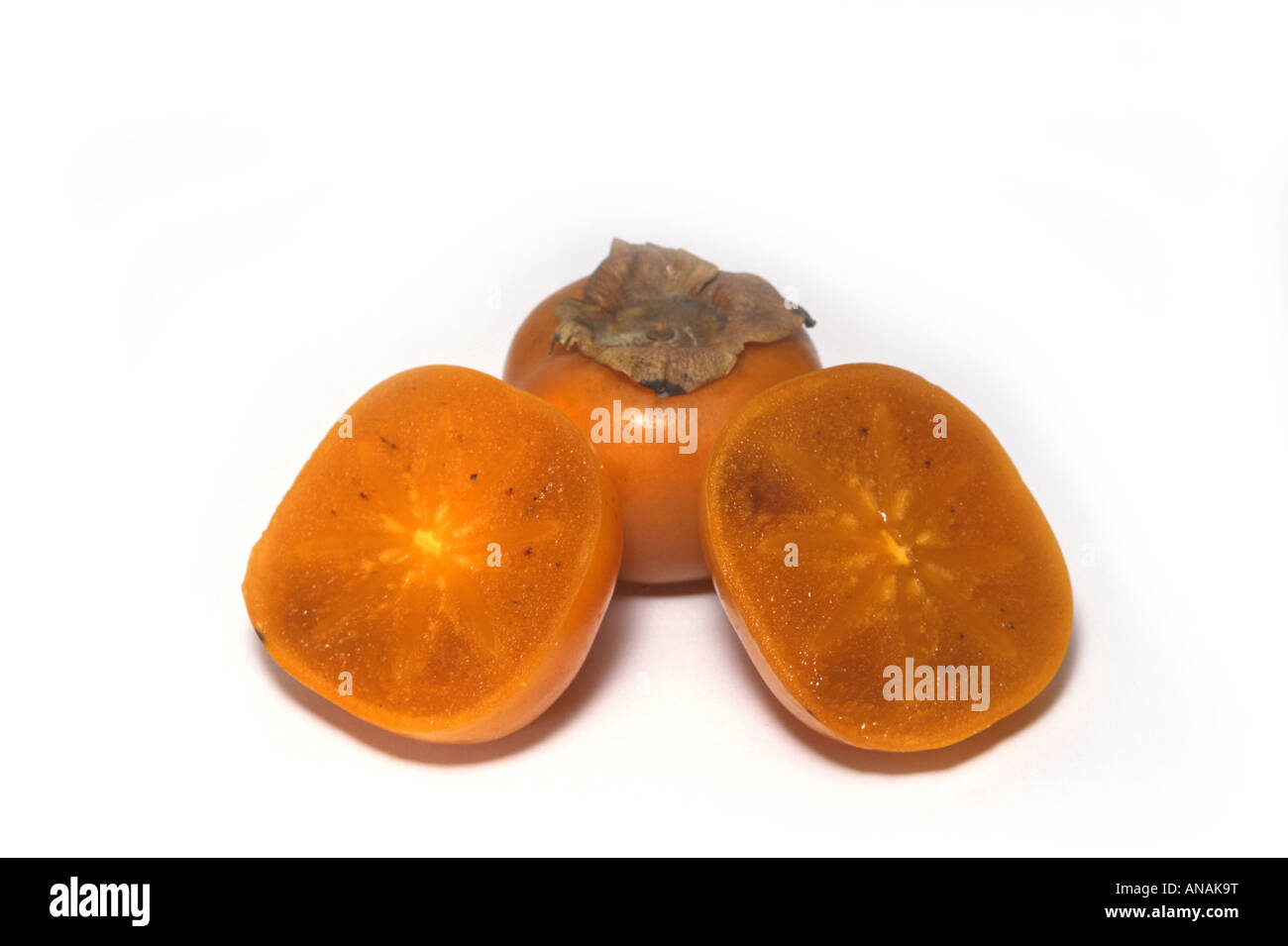Kaki Pflaumenbaum Japanische Persimone Diospyros Kaki Reife