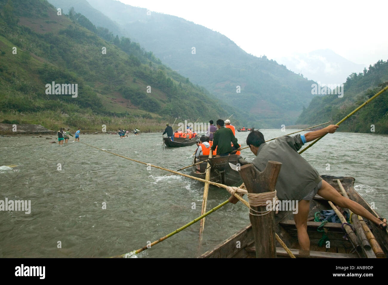 Shennong Stream Bootsausflug. Stockfoto