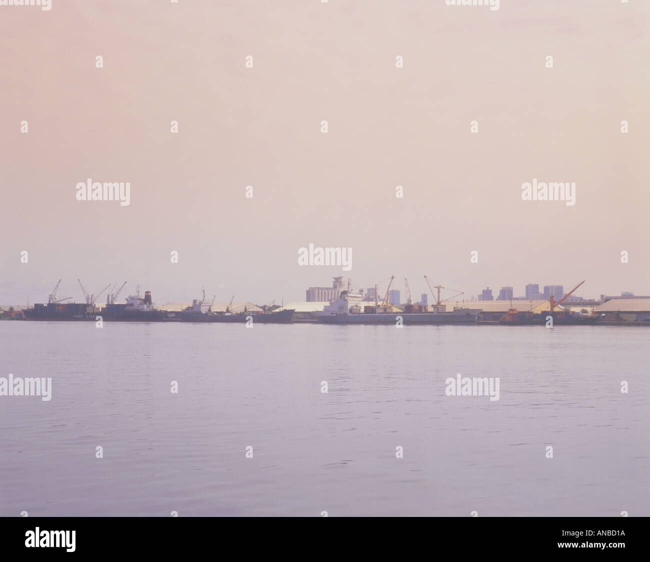 Hafen von Abidjan, Treichville, Abidjan, Lagune von Ébrié, Elfenbeinküste, Westafrika Stockfoto