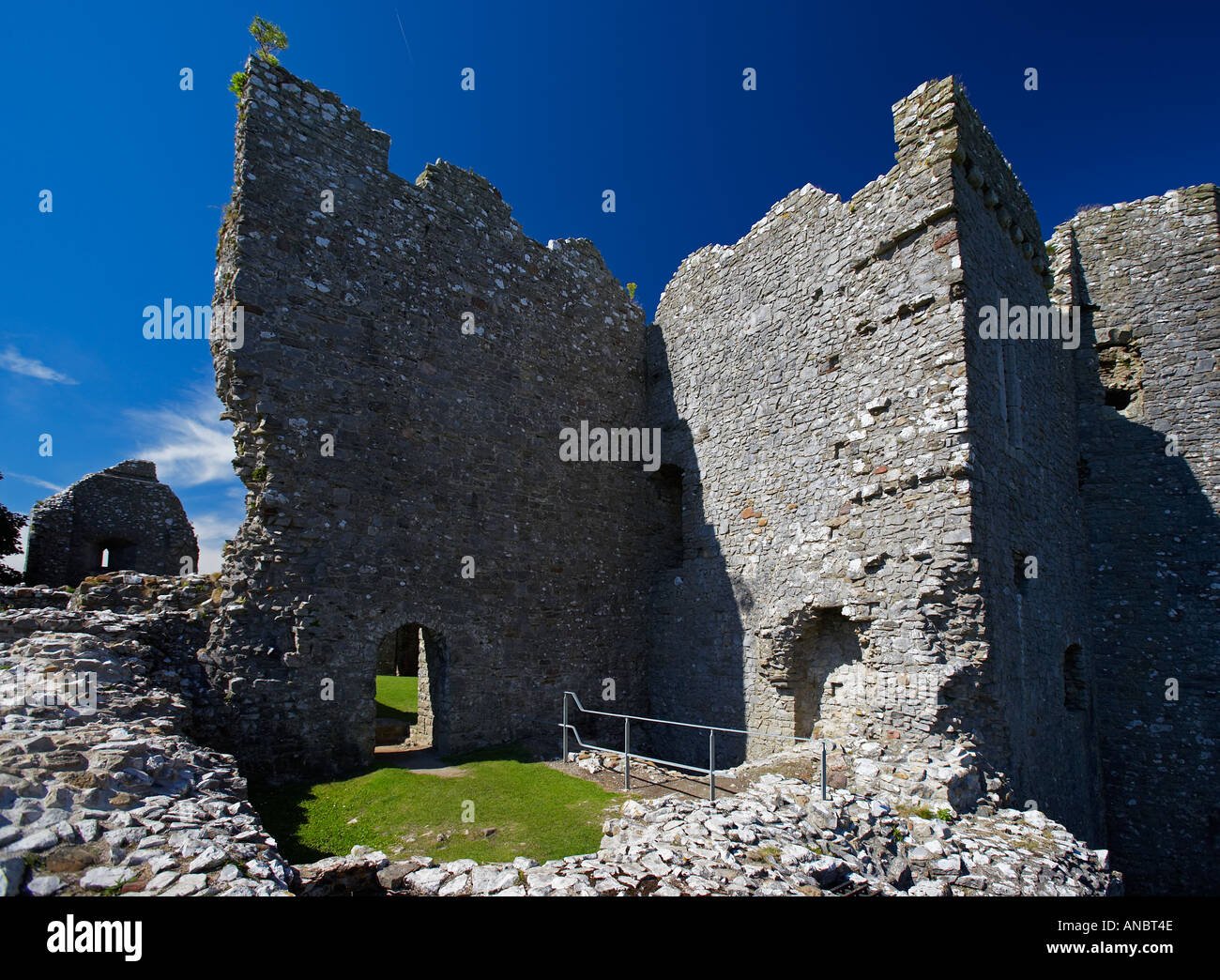 Weobly Burg auf der Gower Halbinsel, Süd-Wales, UK Stockfoto