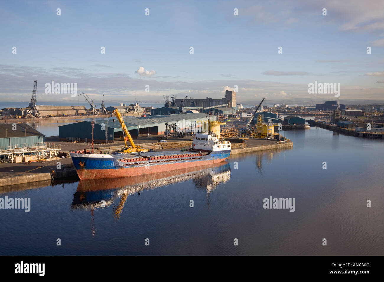 Hafen von Leith Edinburgh Lothian Schottland Stockfoto