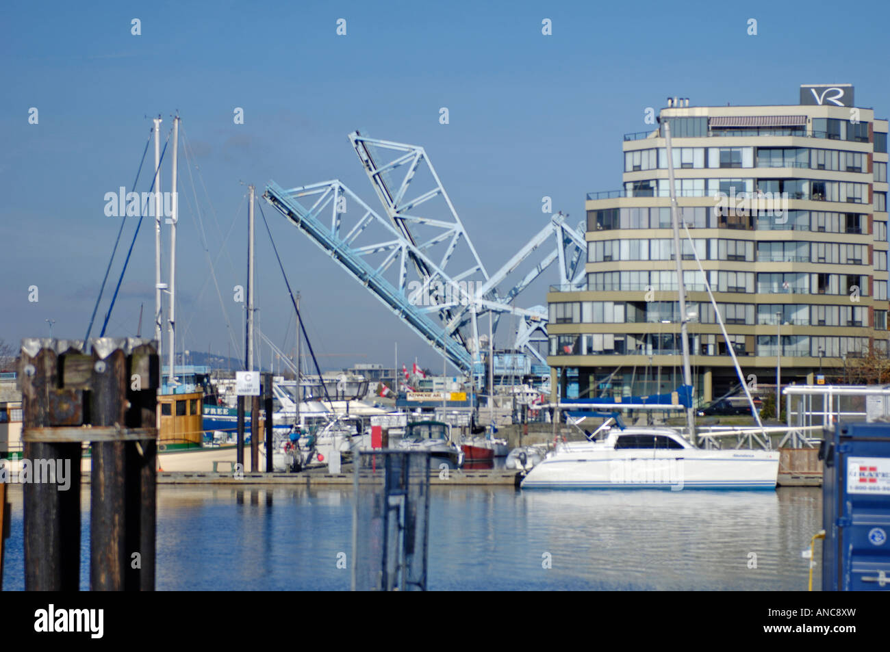 Victoria Harbour Vancouver Island in British Columbia BC Kanada Stockfoto