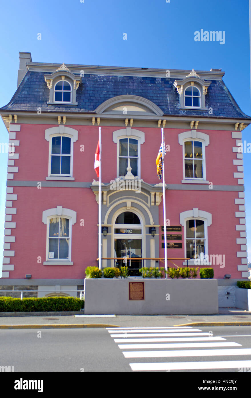 Wharf Street Building 1002 Victoria, Vancouver Island. BC, Kanada. BCX 0546. Stockfoto