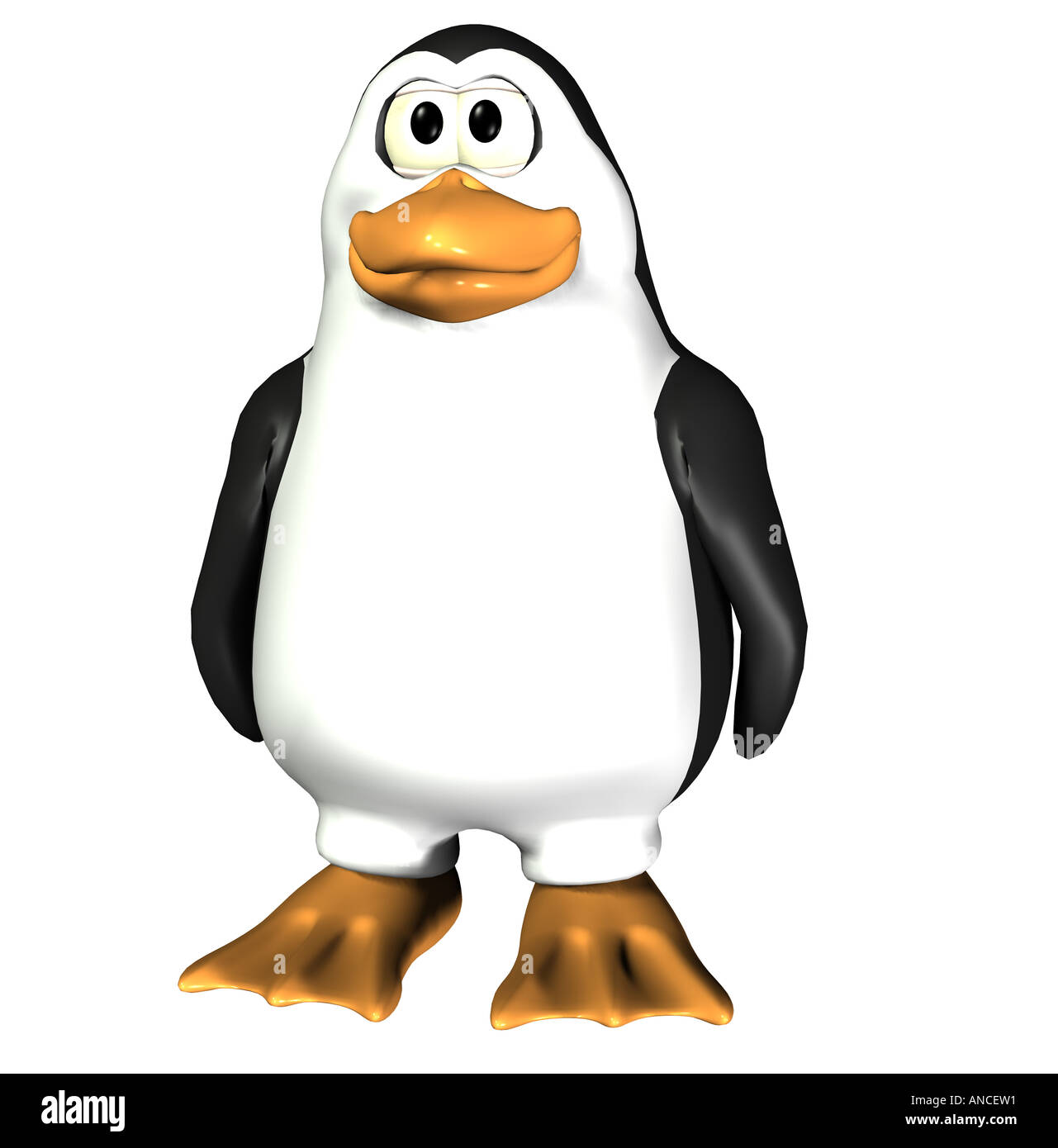 Linux Pinguin tux Stockfoto