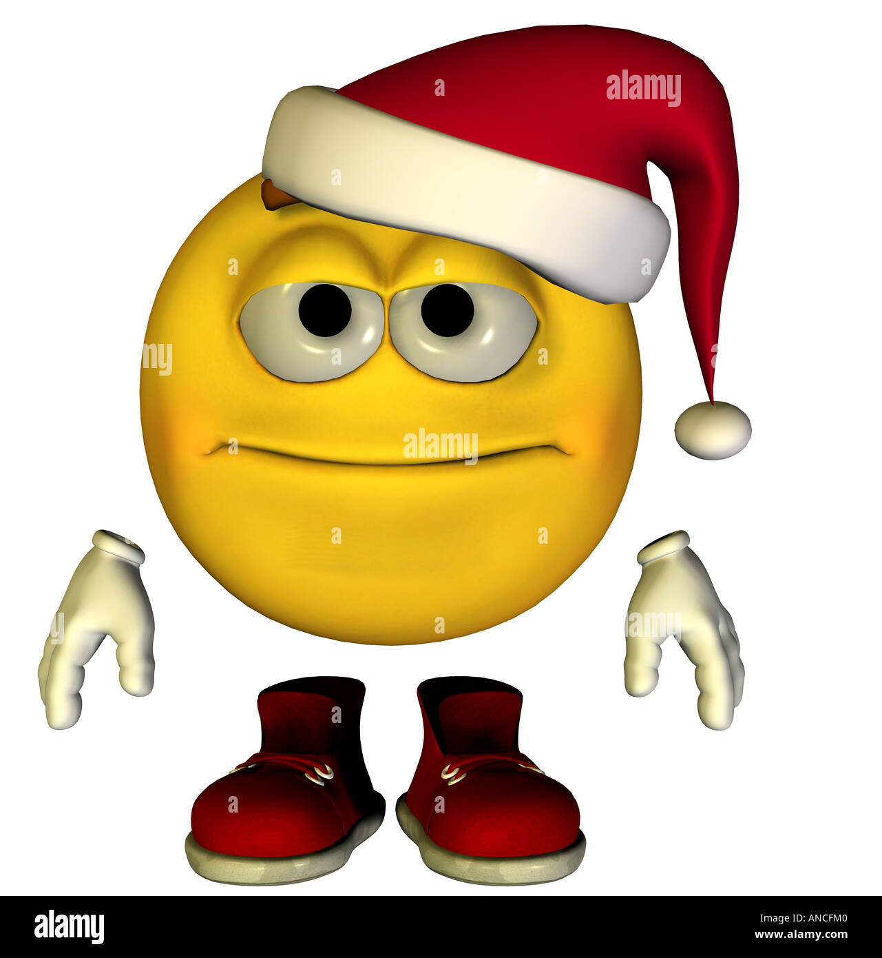 Santa Claus Smiley Stockfotografie - Alamy