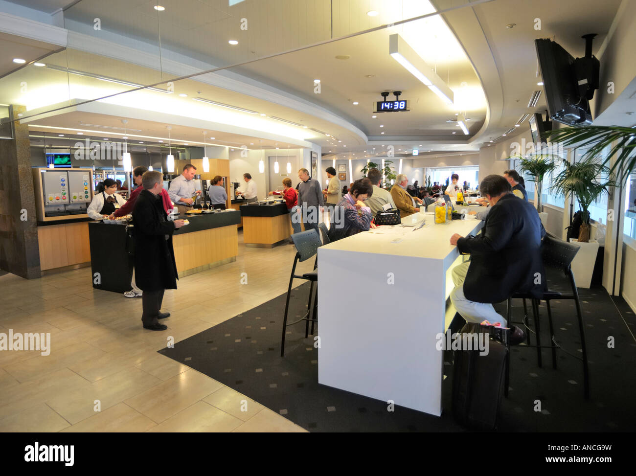 SkyTeam-Lounge am Flughafen Narita, Japan JP Stockfoto