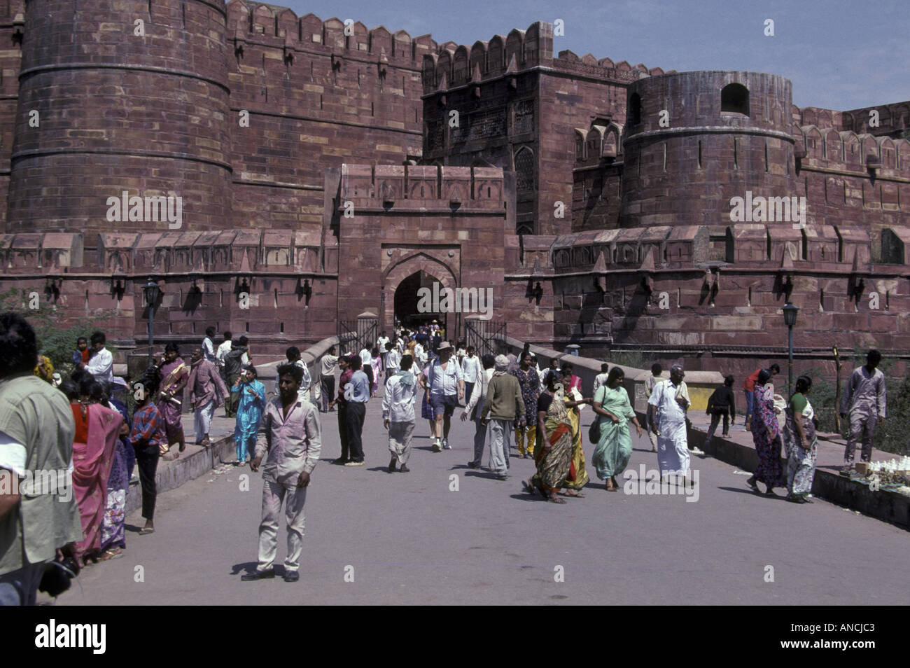 Indien Agra Fort Agra Indien Stockfoto