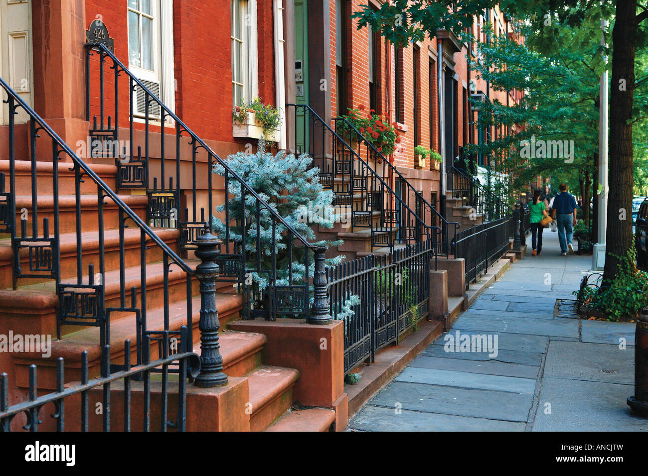 Straße in Chelsea in New York City, USA Stockfoto