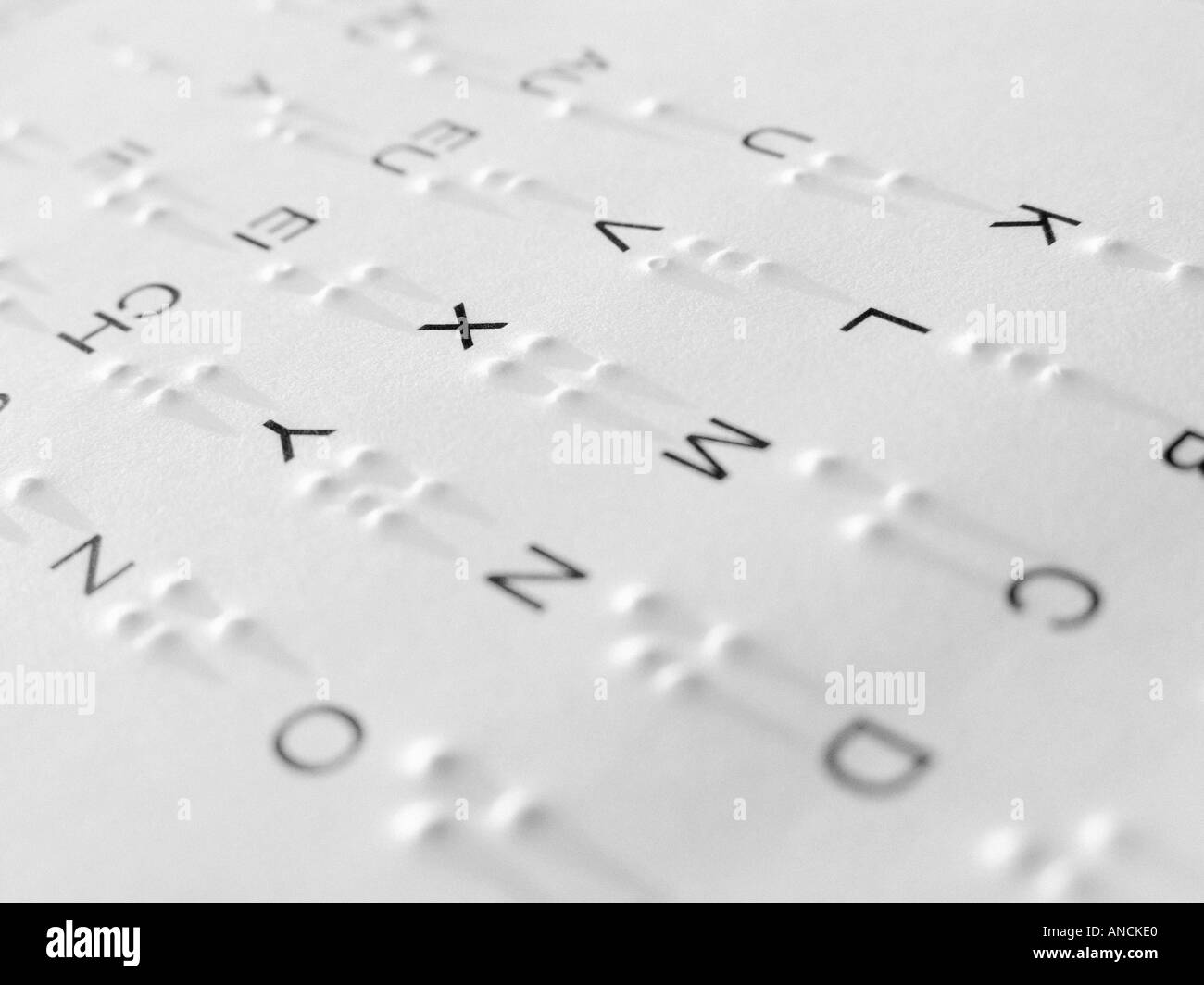 Vektor Braille Alphabet Stockfotos Und Bilder Kaufen Alamy