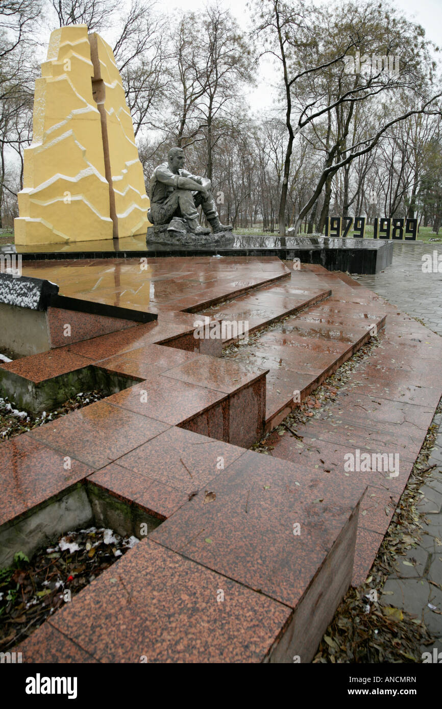Afghanistan-Krieg-Denkmal, Schewtschenko-Park, Odessa, Ukraine. Stockfoto