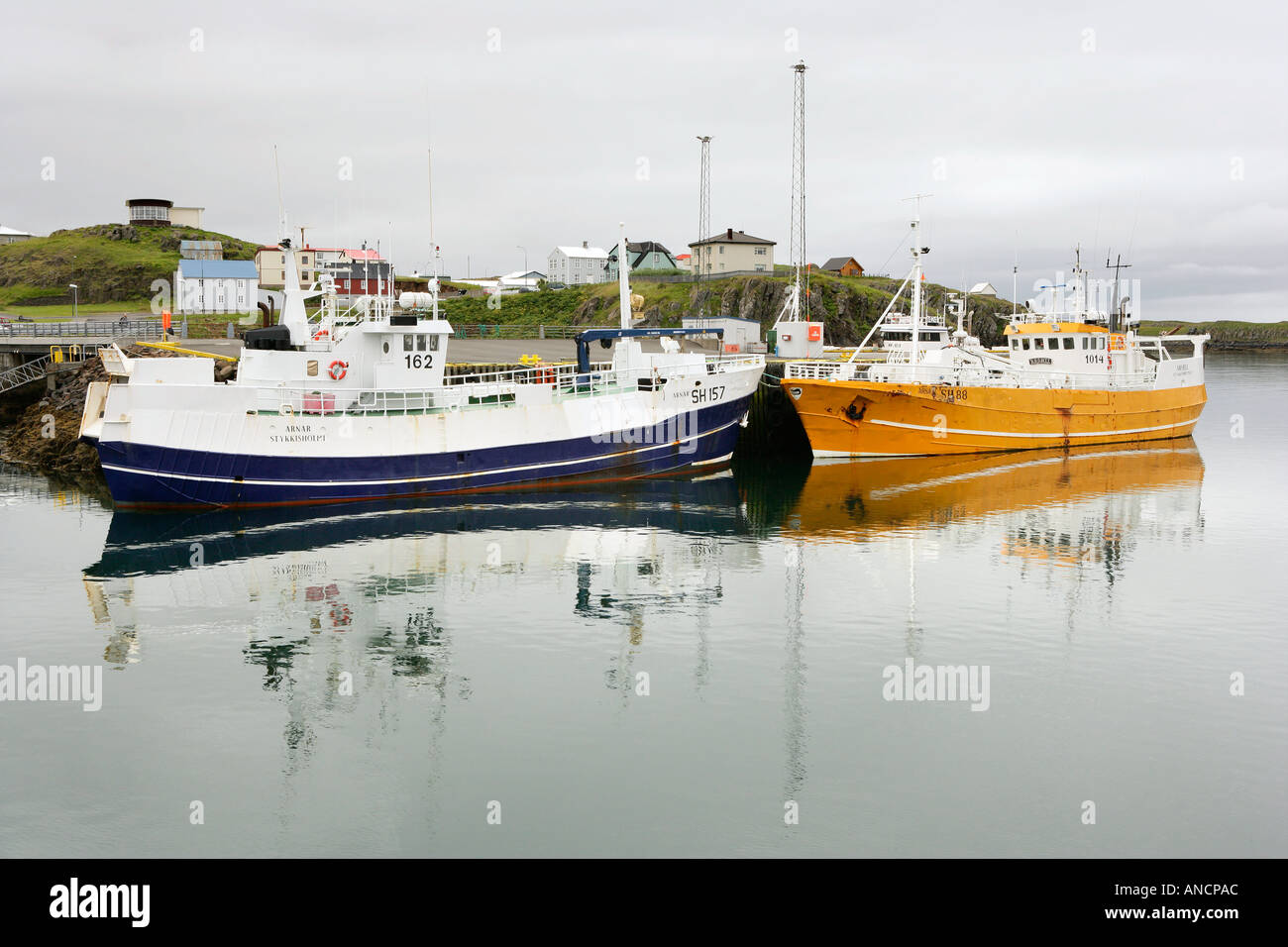 Kommerzielle Fischerei Boote Stykkisholmur Island Stockfoto