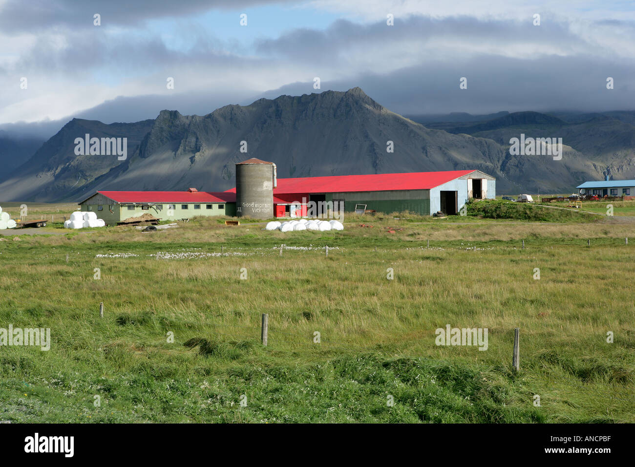 Island Farm bildhaft Stockfoto