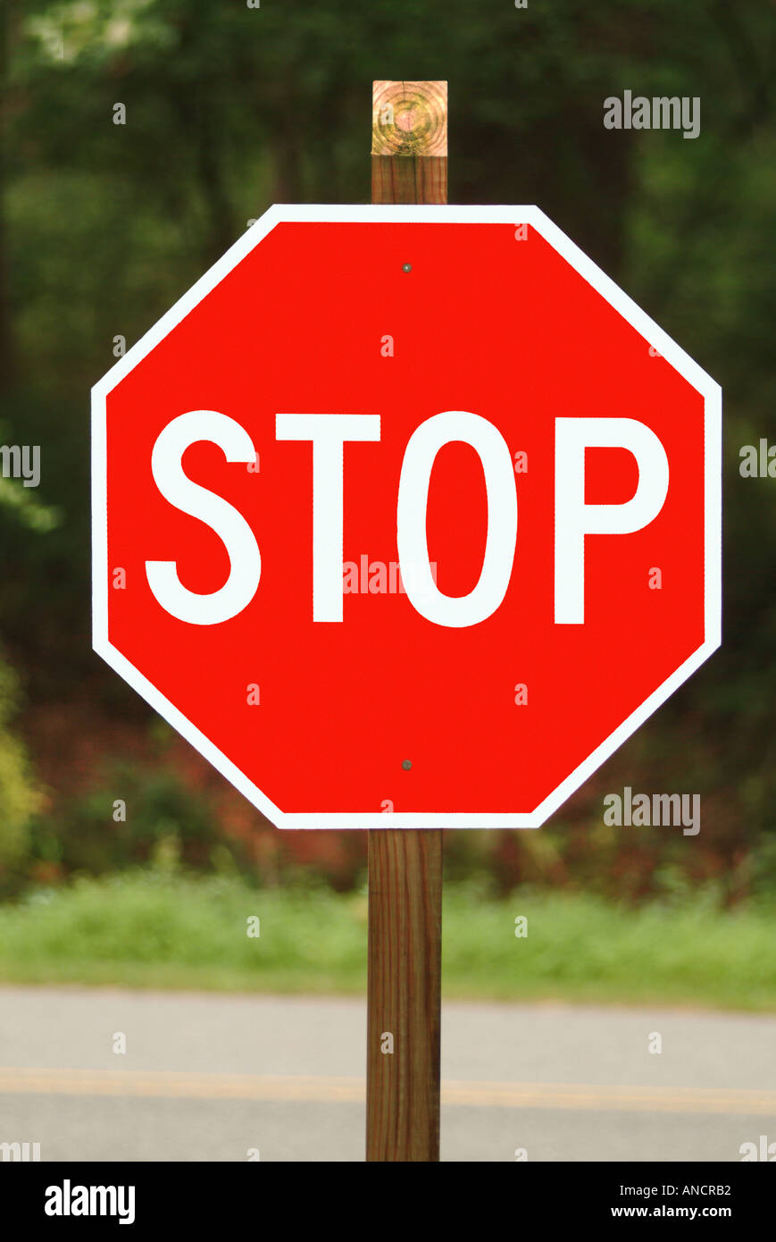 Stop-Schild Stockfoto