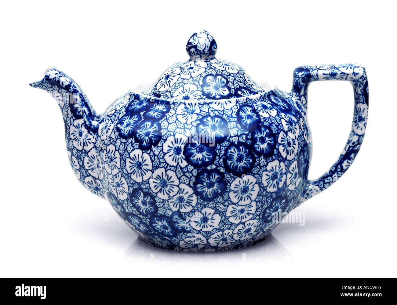 Burleigh Keramik Teekanne nur zu redaktionellen Zwecken Stockfoto