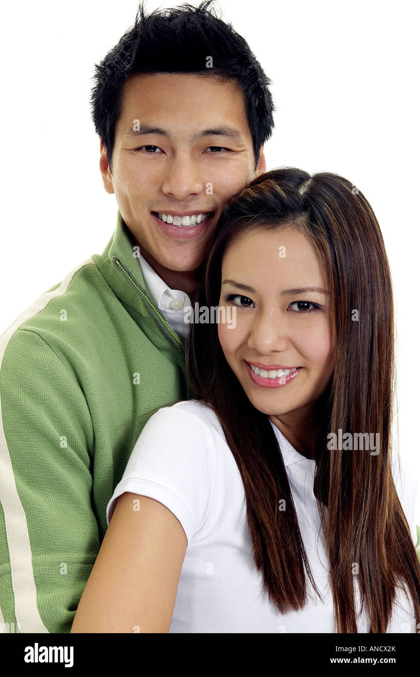 Porträt eines jungen Paares Stockfoto