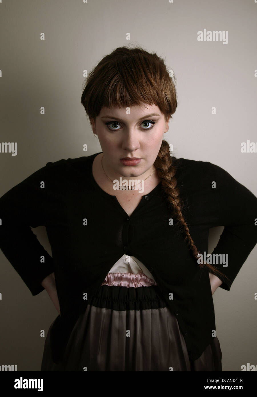 Adele Adkins Singer Songwriter Foto Stand portrait Stockfoto