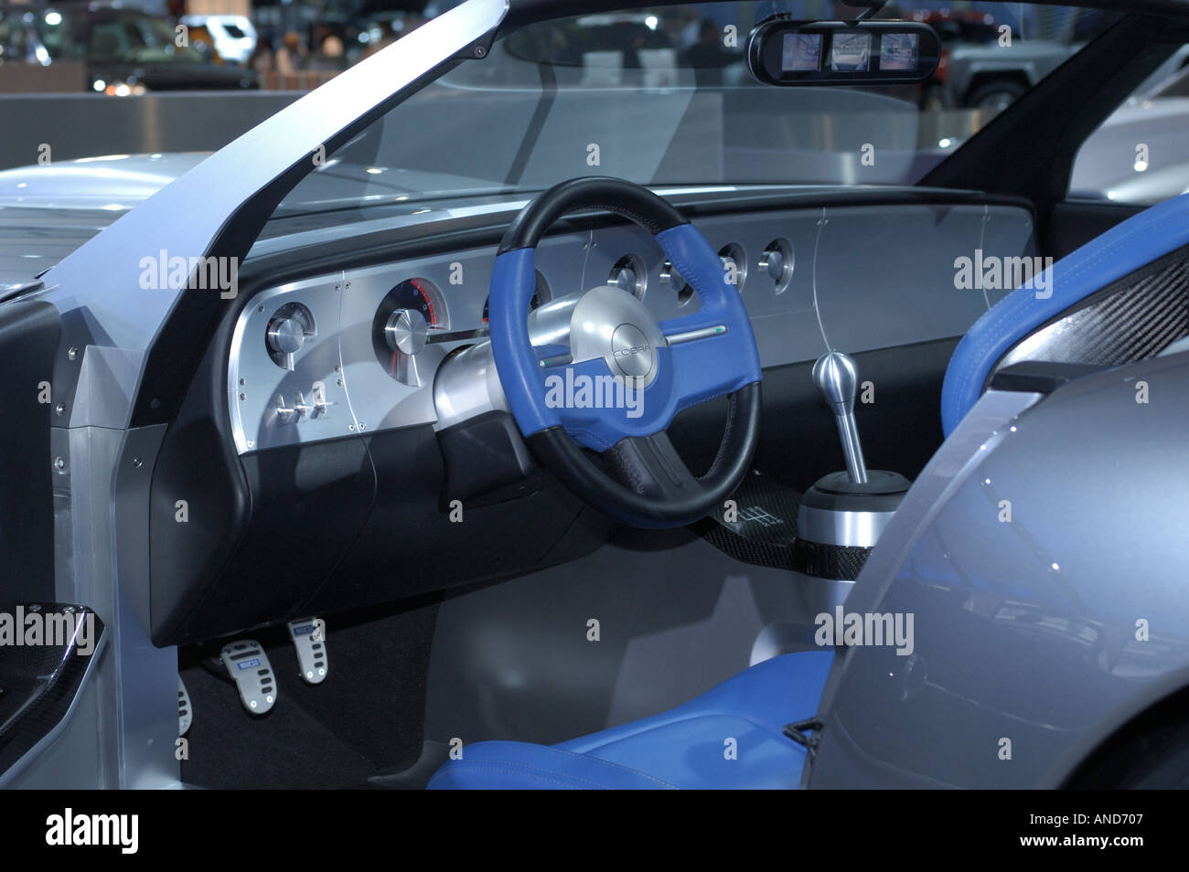 Shelby Cobra Interieur Stockfotos Shelby Cobra Interieur