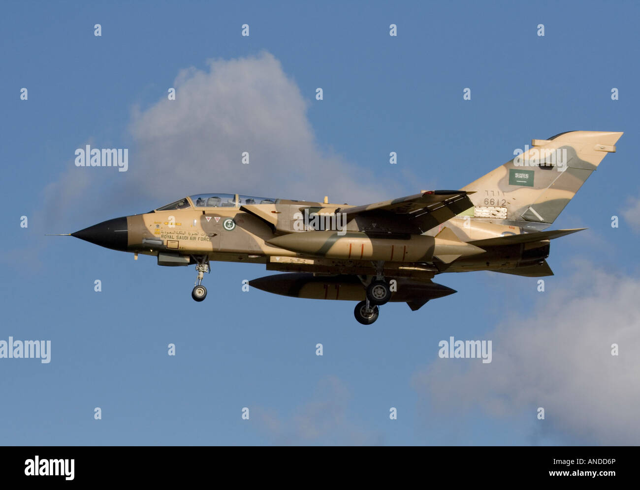 Royal Saudi Air Force Panavia Tornado IDS Strike Aircraft. Militärische Luftfahrt. Stockfoto