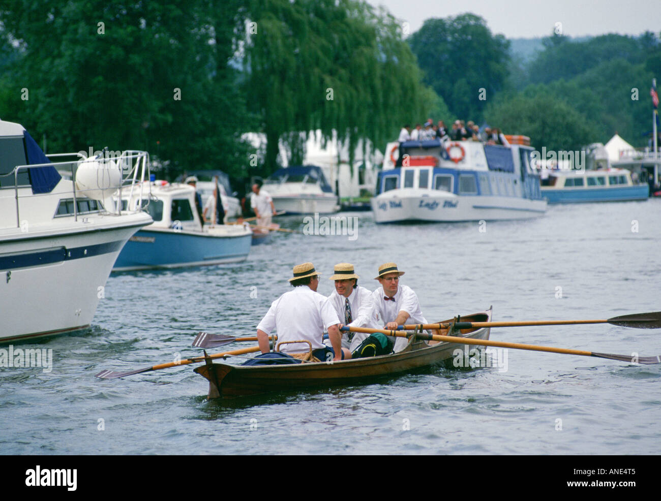 Henley Royal Regatta Oxfordshire Großbritannien Stockfoto