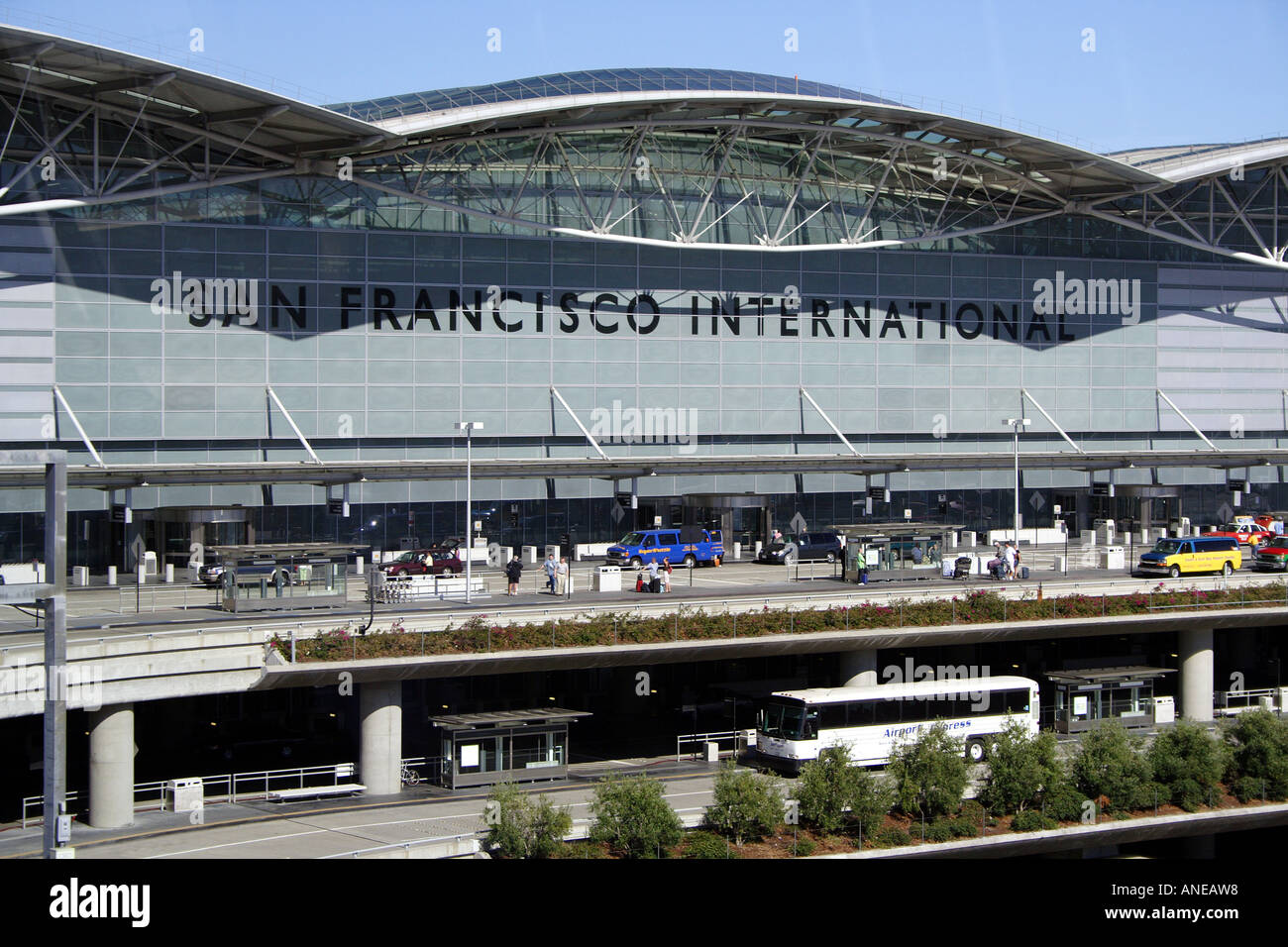 San Francisco International Airport Terminal, SFO Stockfoto