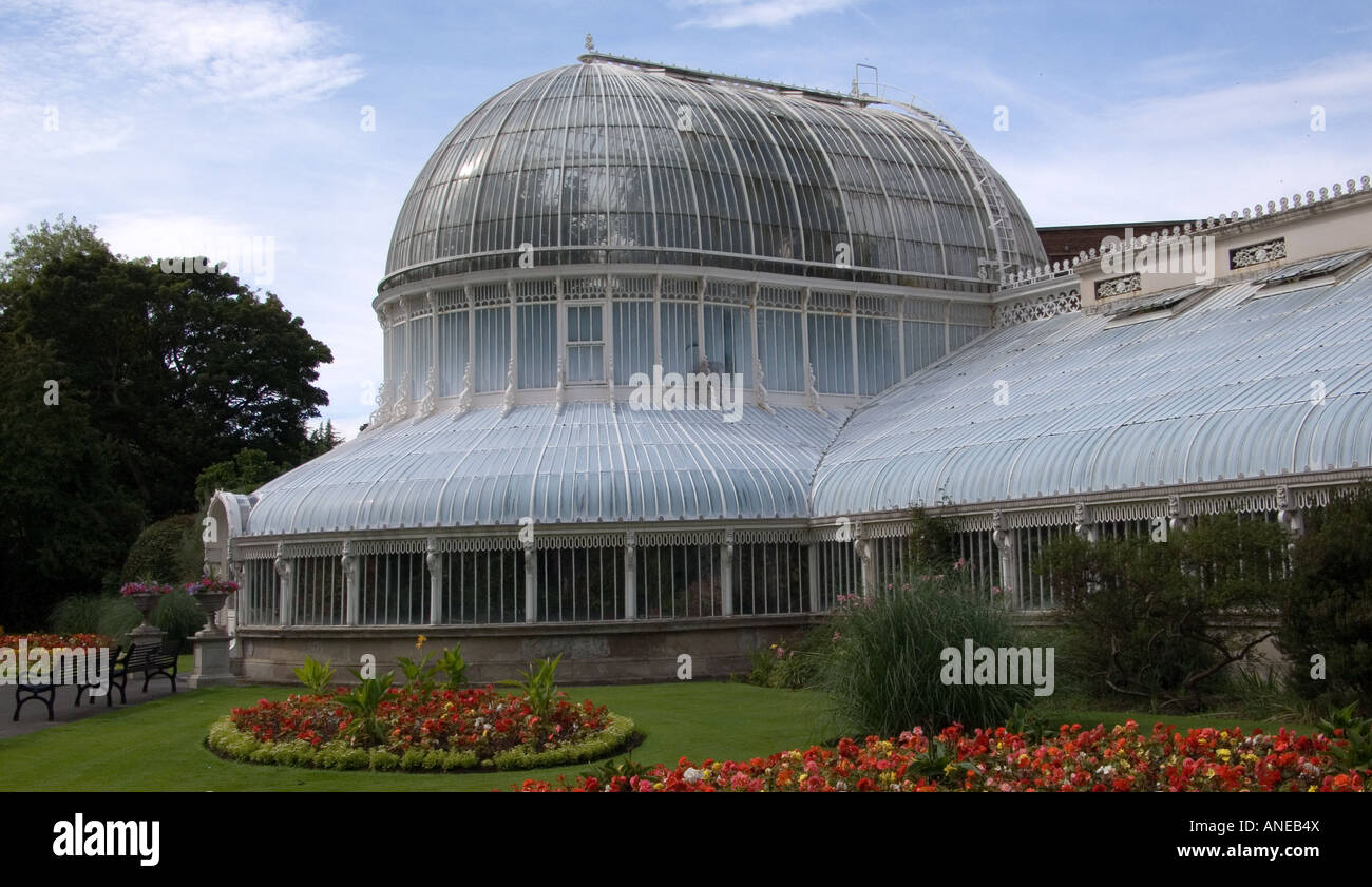 Palm House, Belfast Botanic Gardens, N. Irland Stockfoto