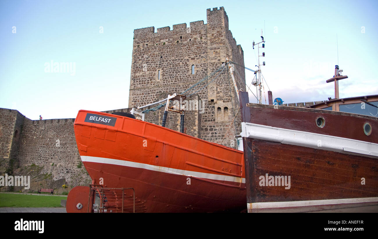 Carrickfergus Castle, County Antrim, Nordirland Stockfoto