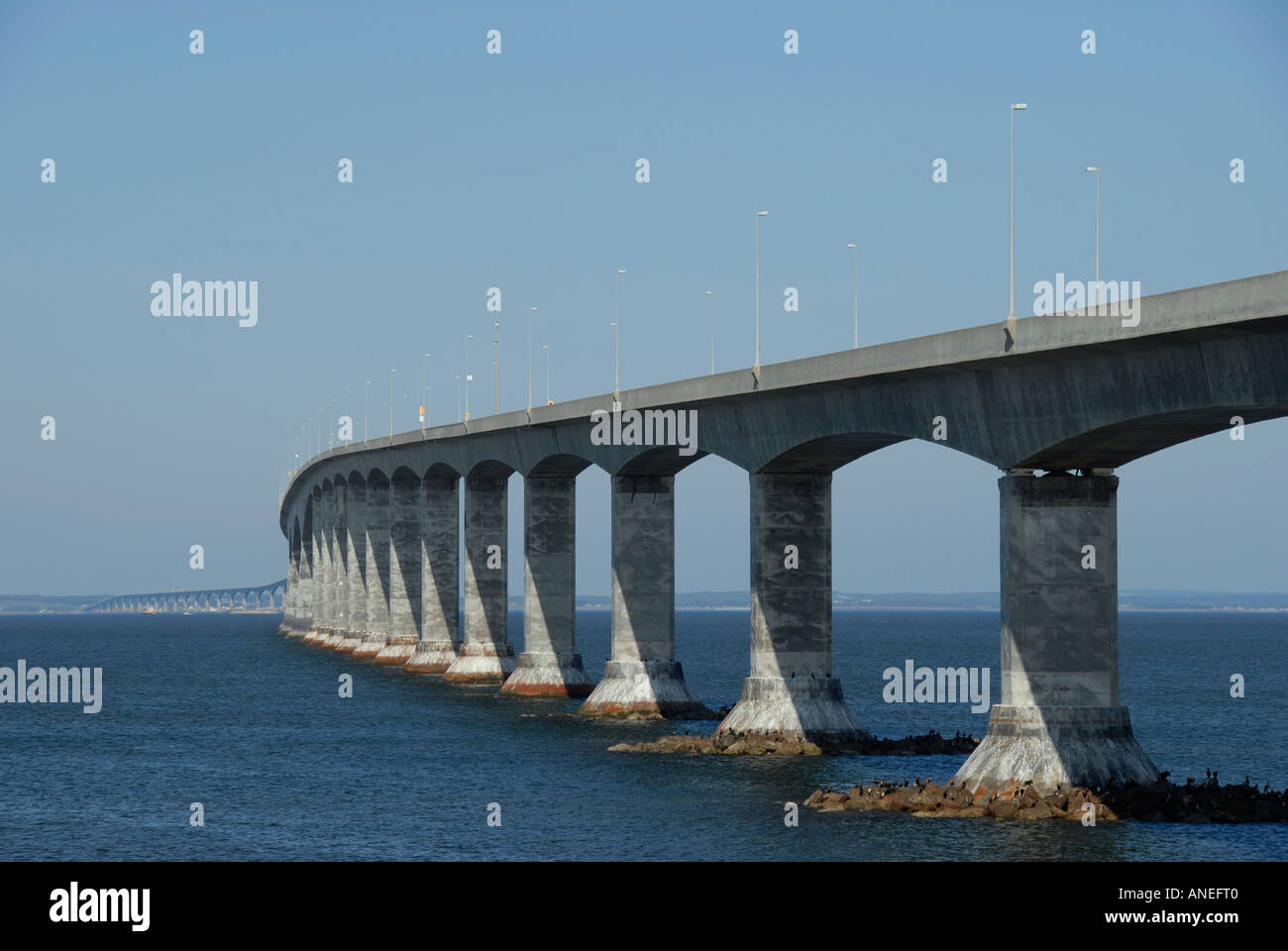 Confederation Bridge (Horizontal) - Prince Edward Island, Kanada Stockfoto