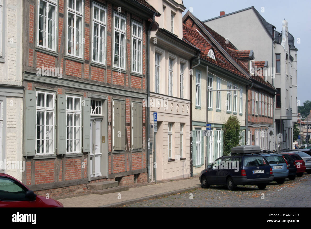 Europa Europa Deutschland Deutschland Mecklenburg-Vorpommern Mecklenburg-Vorpommern Mecklenburg Vorpommern Schwerin Schelfviertel Stockfoto