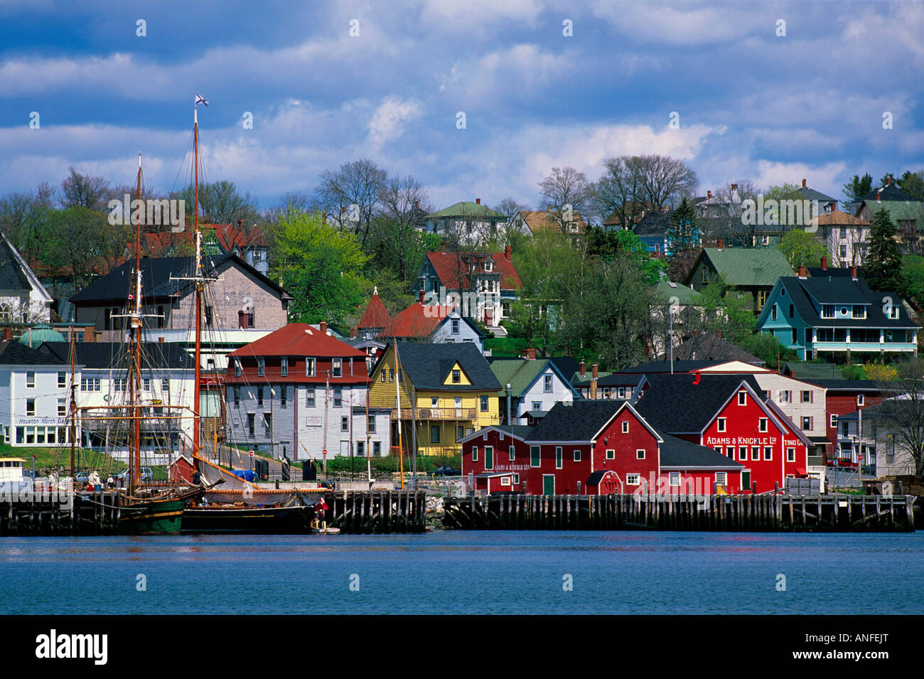 Stadt von Lunenburg UNESCO Weltkulturerbe, Nova Scotia, Kanada Stockfoto