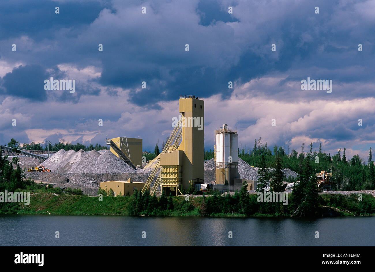 Williams Mine, North Atans, Ontario, Kanada, Stockfoto