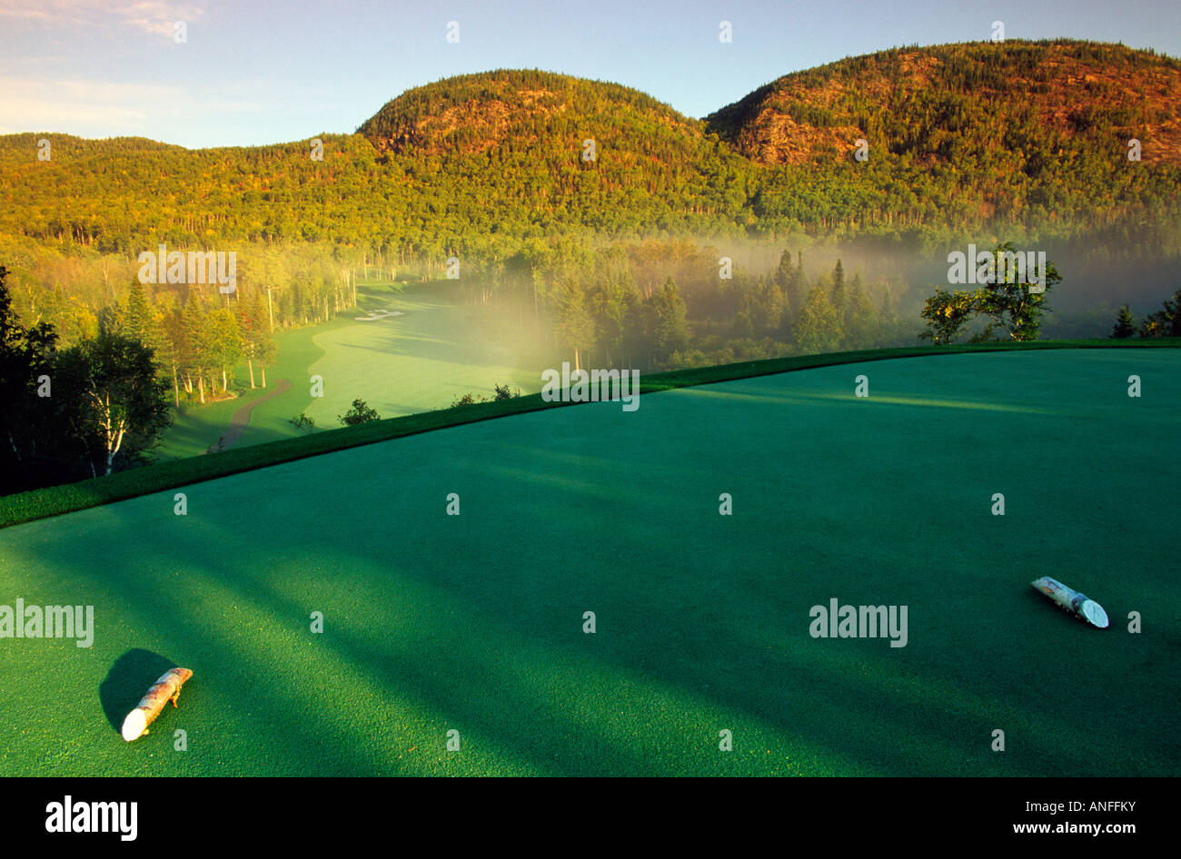 Golfplatz, Quebec, Kanada Stockfoto