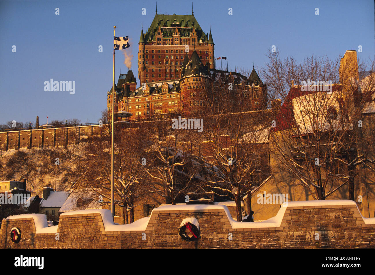 Dufferin Terrace, historischen Unterstadt, Quebec Stadt, Quebec, Kanada Stockfoto